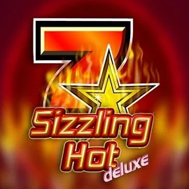 Official Slots logo: Sizzling Hot Deluxe by Novomatic at Lizaro Casino